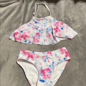 Bebe girls tie-dye bathing suit size 7/8